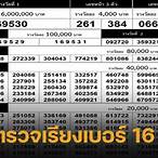 ตรวจรางวัล 16 มกราคม 2566